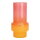Vivéa - Glasvase Pink-Rosa-Orange 25 cm