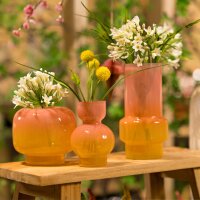 Vivéa - Glasvase Pink-Rosa-Orange 14 cm