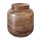 Marbél - Vase Glas Marmoroptik Braun